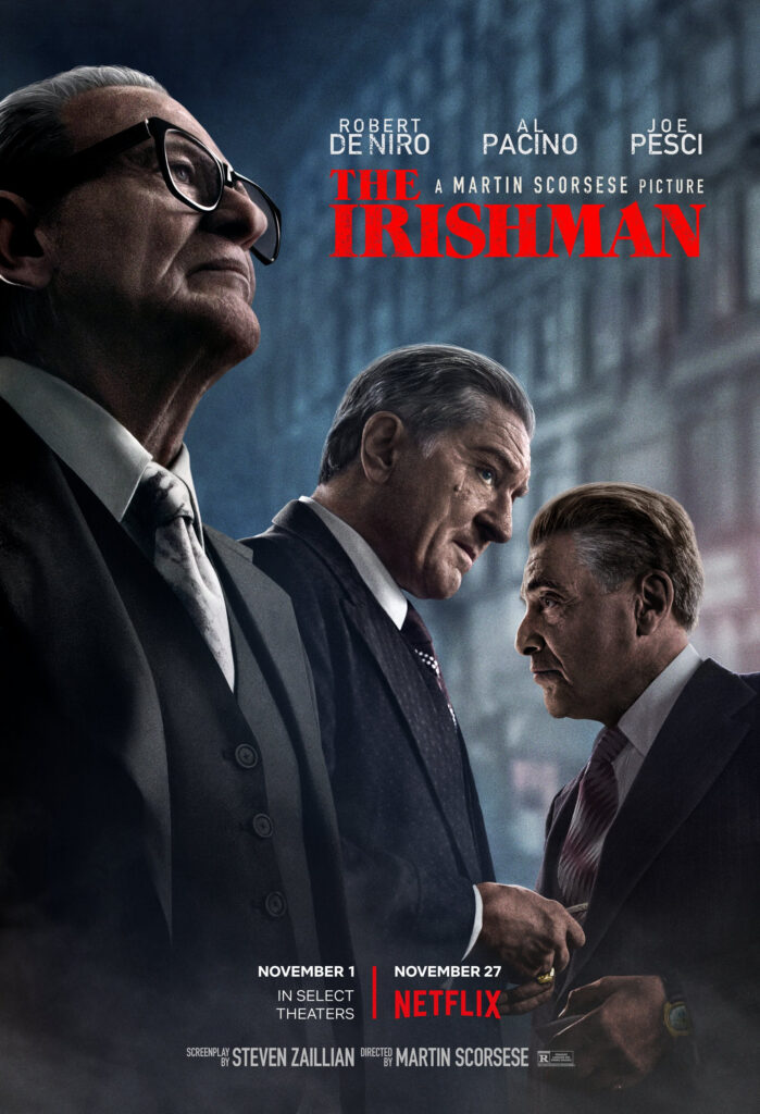 The Irishman movie, best movies streaming